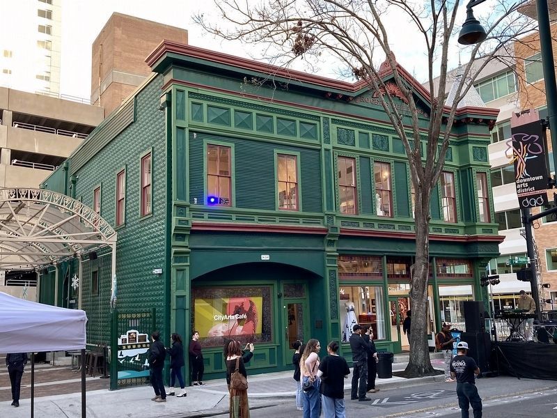 Rogers Building and Marker image. Click for full size.