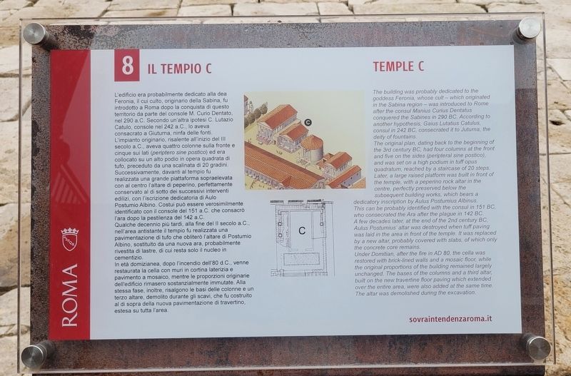 Il Tempio C / Temple C Marker. Click for full size. Il Tempio C / Temple C Marker image. Click for full size.