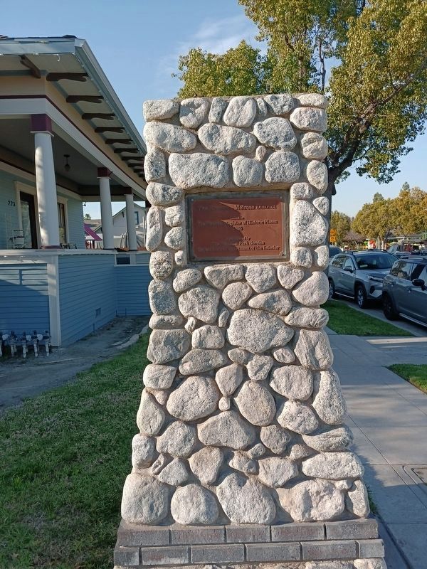 Identical Kroeger-Melrose District Marker on west side of street, across from Citrus Park. Click for full size. Identical Kroeger-Melrose District Marker on west side of street, across from Citrus Park image. Click for full size.