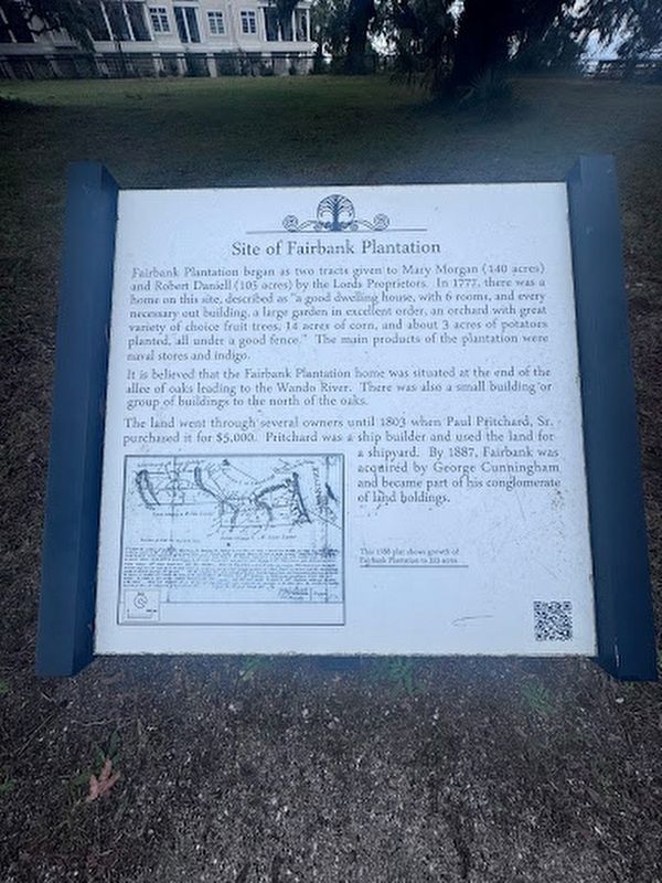 Site of Fairbank Plantation Marker. Click for full size. Site of Fairbank Plantation Marker image. Click for full size.
