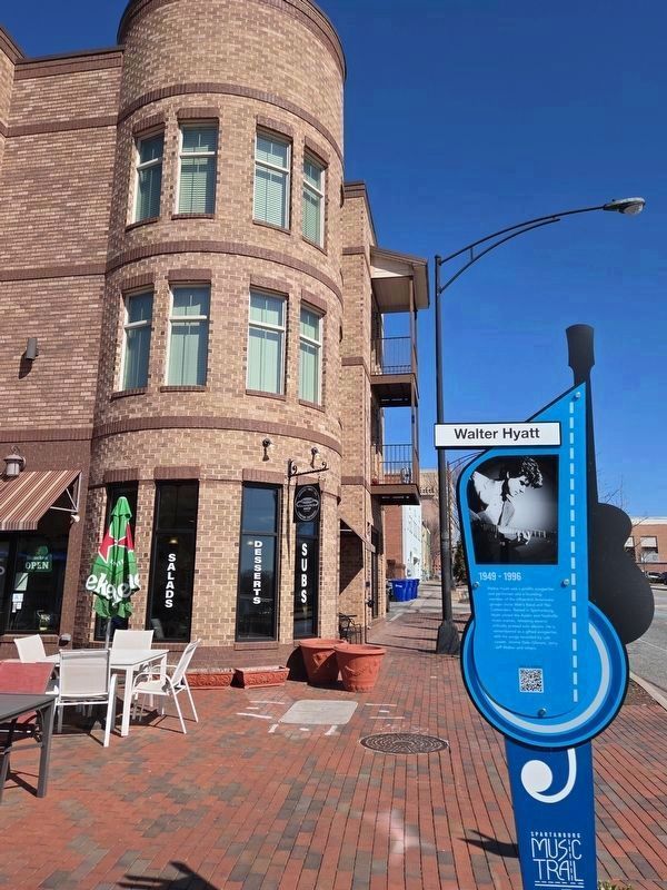 Walter Hyatt/Champ Hood Marker at new location. Click for full size. Walter Hyatt/Champ Hood Marker at new location image. Click for full size.