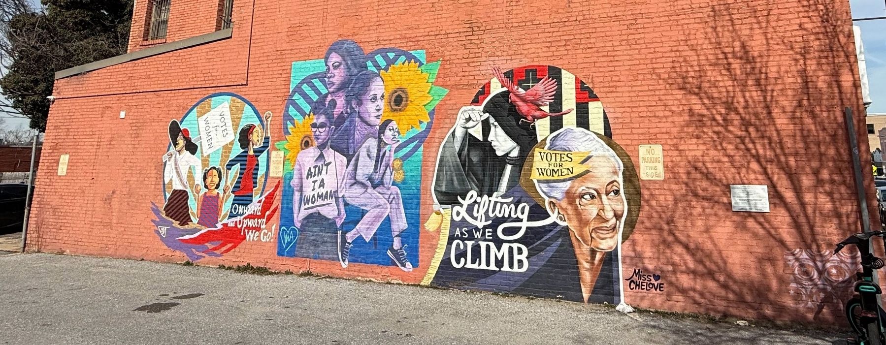 A Legacy of Resilience Murals and Marker. Click for full size. A Legacy of Resilience Murals and Marker image. Click for full size.