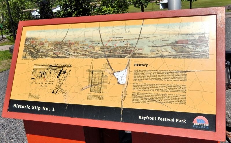 Historic Slip No. 1 Marker. Click for full size. Historic Slip No. 1 Marker image. Click for full size.