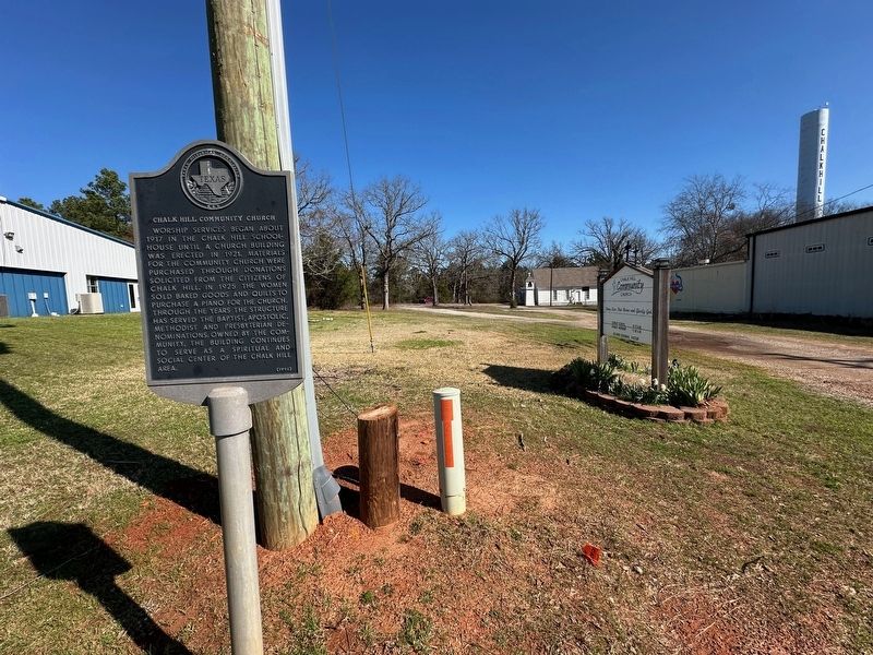 Chalk Hill Community Church Marker image. Click for full size.
