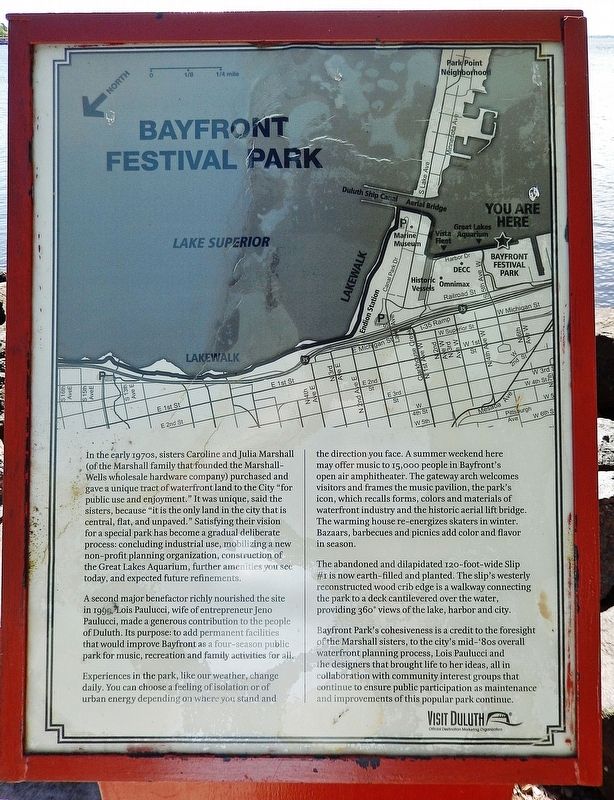 Bayfront Festival Park Marker. Click for full size. Bayfront Festival Park Marker image. Click for full size.