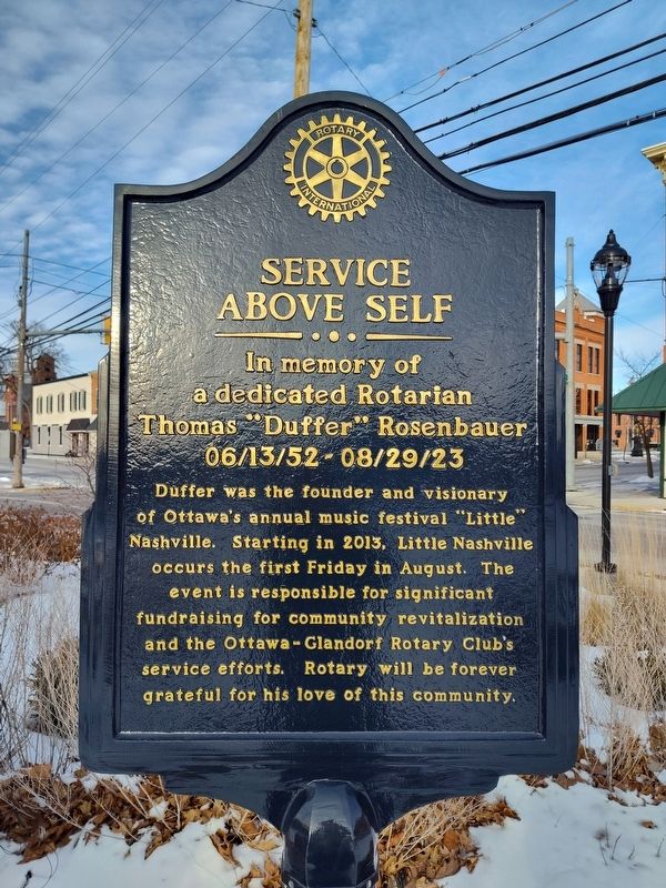 Service Above Self Marker image. Click for full size.
