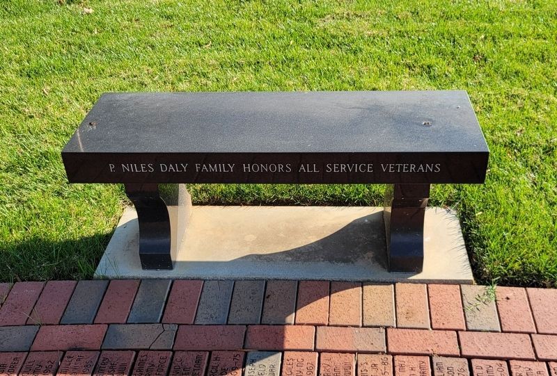 Philip Daly Memorial Bench. Click for full size. Philip Daly Memorial Bench image. Click for full size.