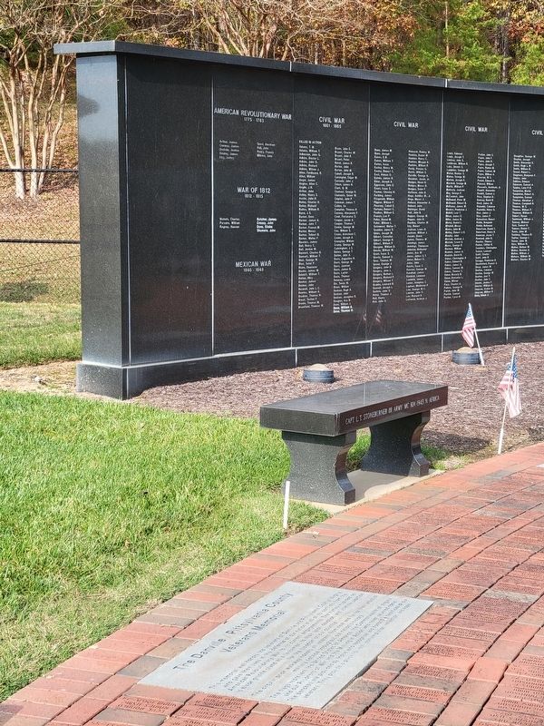 The Danville/ Pittsylvania County Veterans Memorial image. Click for full size.