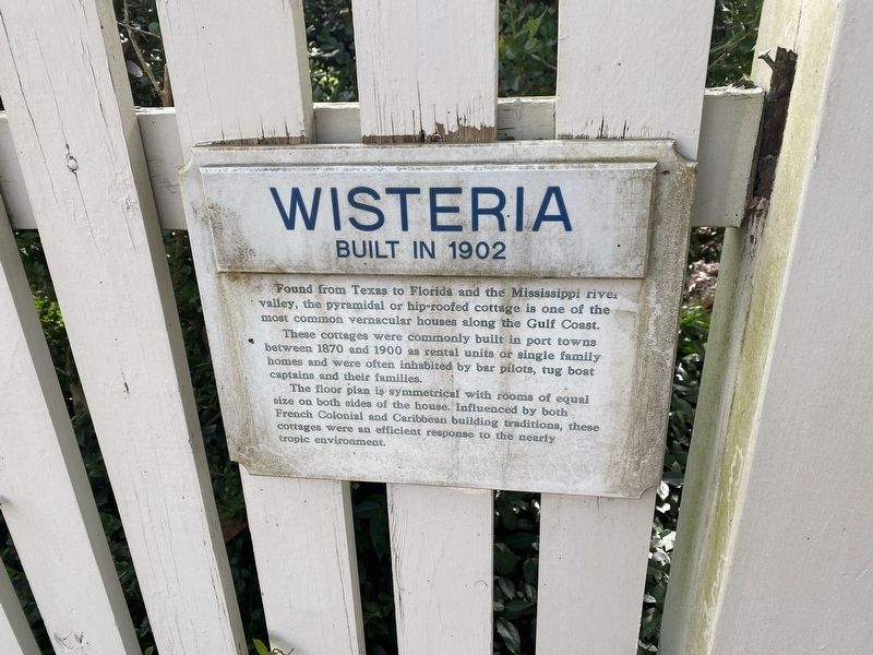 Wisteria Marker. Click for full size. Wisteria Marker image. Click for full size.
