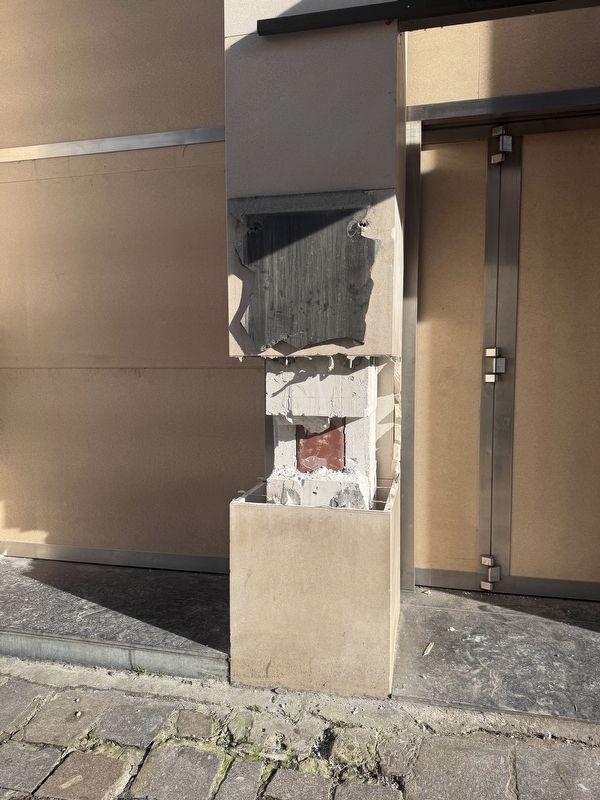 Verdras van Gent / Treaty of Ghent Marker Removed. Click for full size. Verdras van Gent / Treaty of Ghent Marker Removed image. Click for full size.