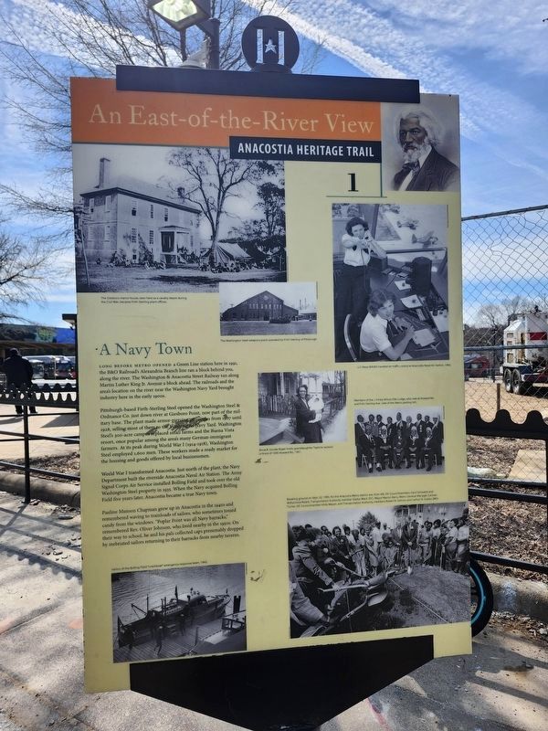 A Navy Town Marker. Click for full size. A Navy Town Marker image. Click for full size.