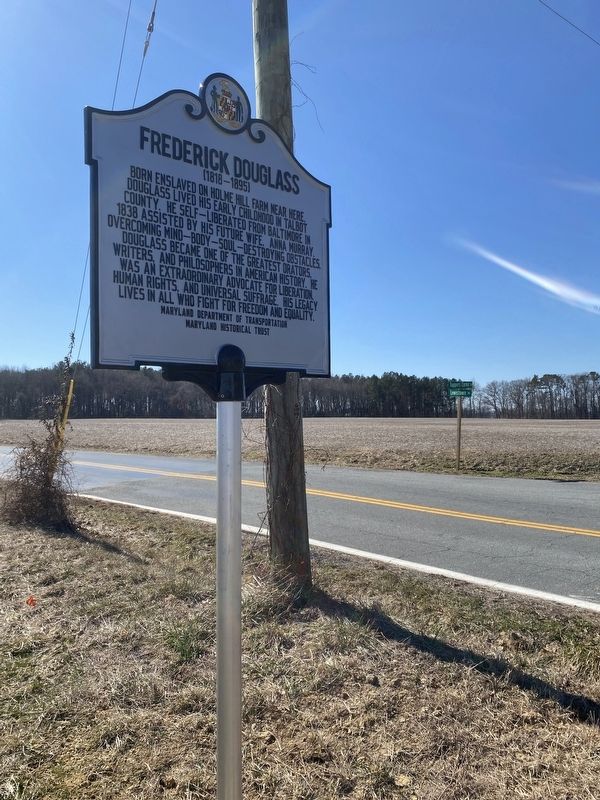 Frederick Douglass (1818-1895) Marker. Click for full size. Frederick Douglass (1818-1895) Marker image. Click for full size.