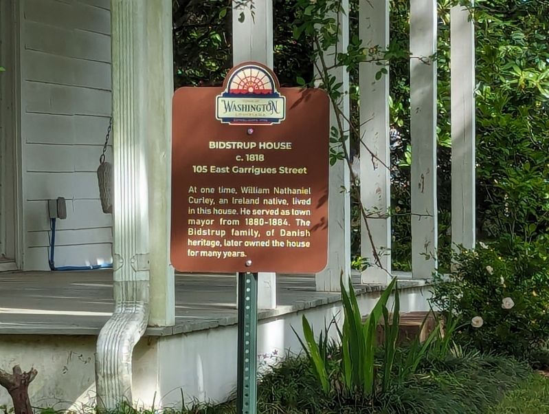 Bidstrup House Marker. Click for full size. Bidstrup House Marker image. Click for full size.