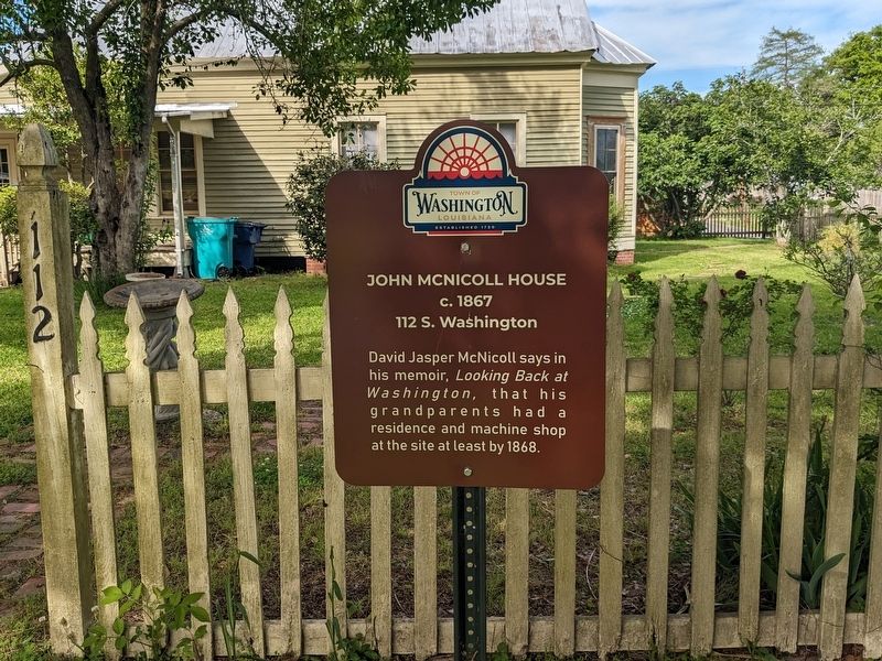 John McNicoll House Marker image. Click for full size.
