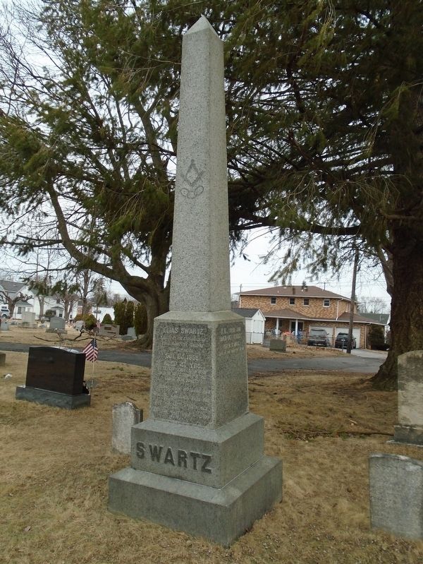 Elias Swartz Monument. Click for full size. Elias Swartz Monument image. Click for full size.