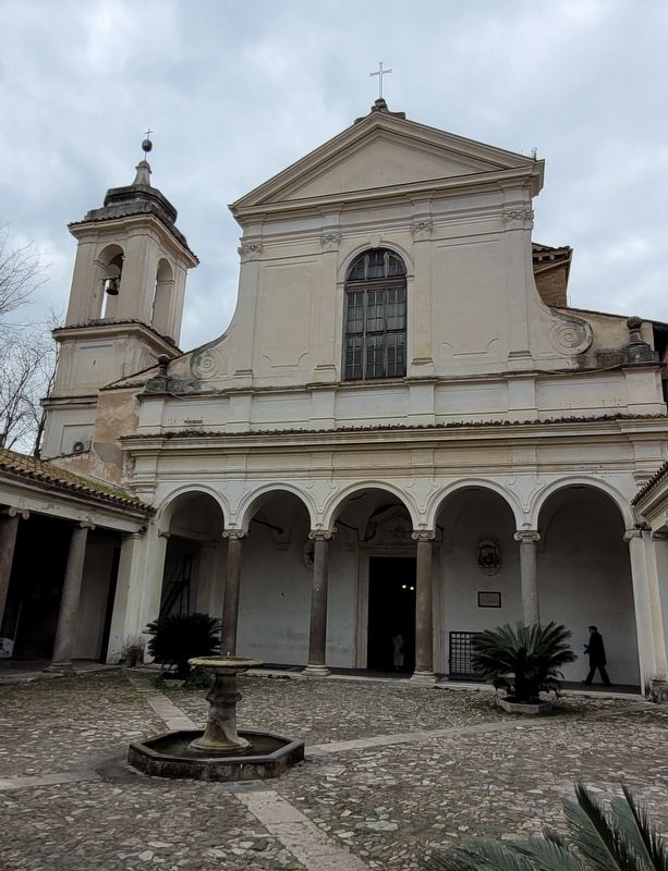 The inner courtyard and second entrance to the Basilica of Saint Clement. Click for full size. The inner courtyard and second entrance to the Basilica of Saint Clement image. Click for full size.