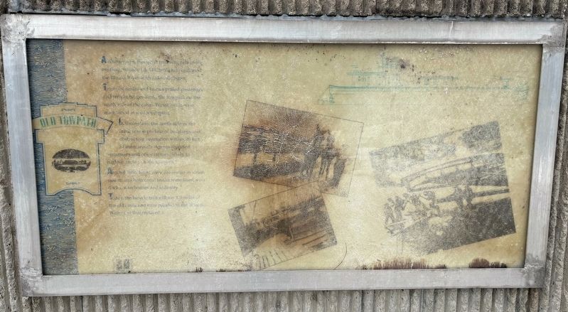 Old Towpath Marker. Click for full size. Old Towpath Marker image. Click for full size.