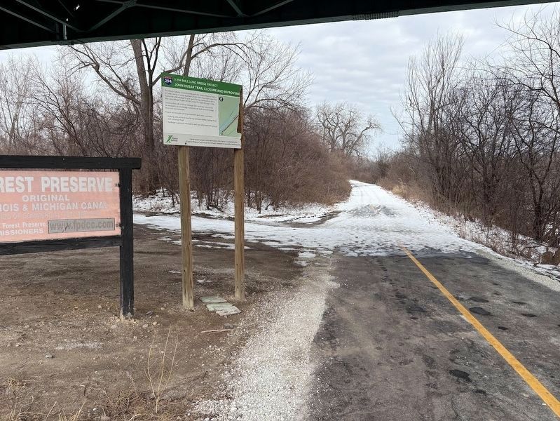 Original Illinois & Michigan Canal Marker image. Click for full size.