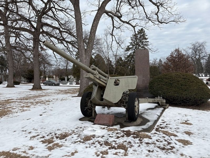 Veterans Memorial (rear view) image. Click for full size.