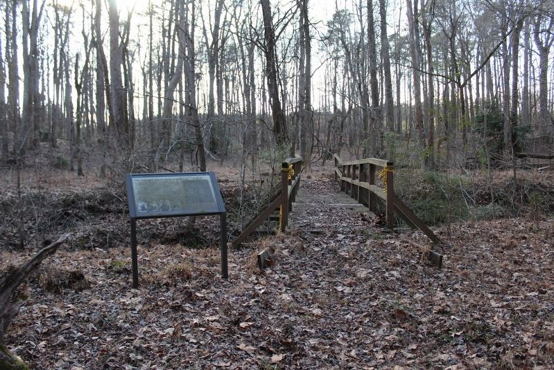 The Struggle Across Poor Creek Marker. Click for full size. The Struggle Across Poor Creek Marker image. Click for full size.
