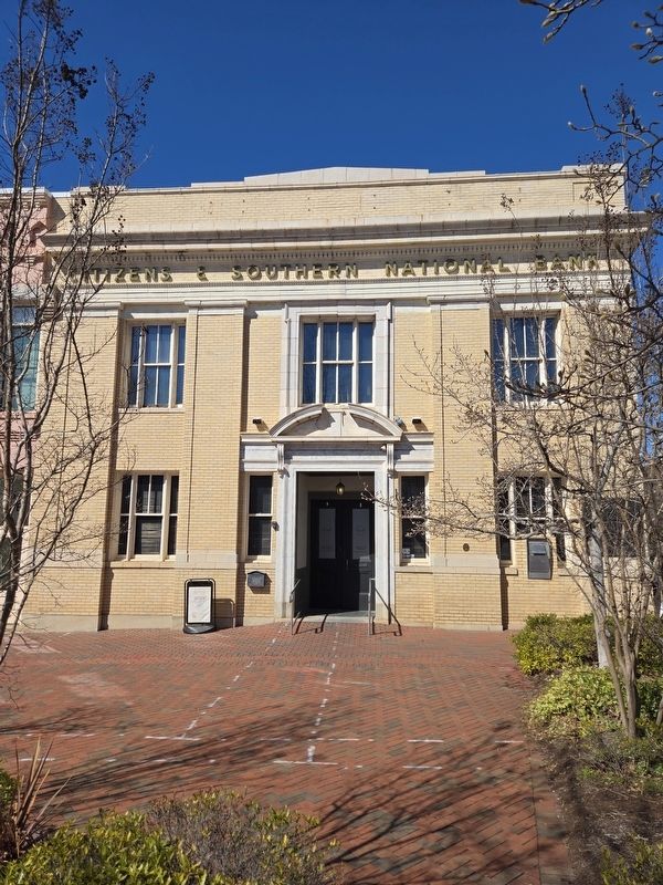 Full view of Citizens & Southern National Bank. Click for full size. Full view of Citizens & Southern National Bank image. Click for full size.