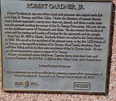 Robert Gardner, Jr. Marker image. Click for full size.