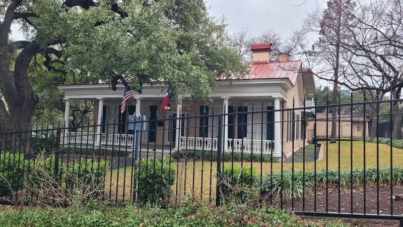 The view of the Phillips-Bremond-Houston House and Marker from the street. Click for full size. The view of the Phillips-Bremond-Houston House and Marker from the street image. Click for full size.