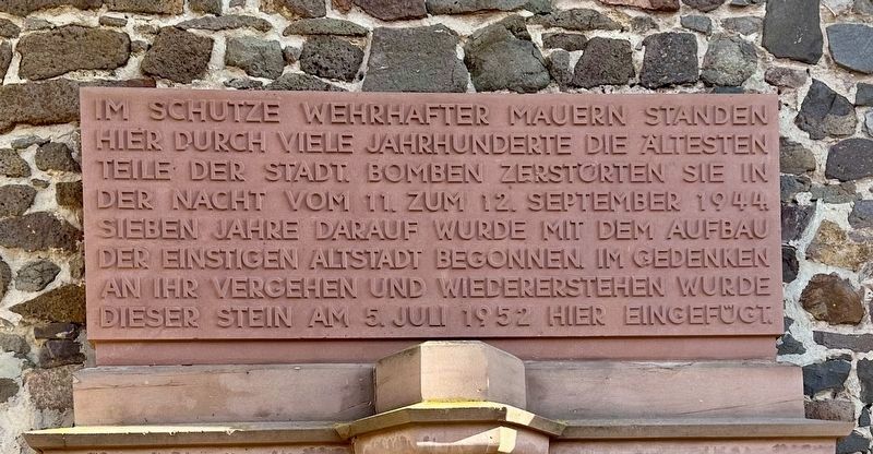 Stadtmauern Gedenkst�tte / City Walls Memorial image. Click for full size.