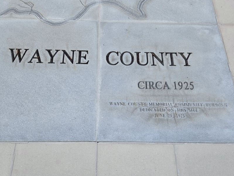 Wayne County Veterans Memorial Map Marker image. Click for full size.