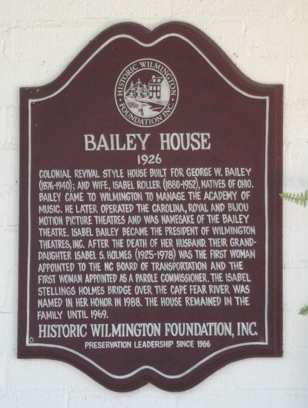 Bailey House Marker. Click for full size. Bailey House Marker image. Click for full size.
