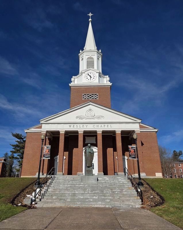 Wesley Chapel on the Campus of West Virginia Wesleyan College in Buckhannon. Click for full size. Wesley Chapel on the Campus of West Virginia Wesleyan College in Buckhannon image. Click for full size.
