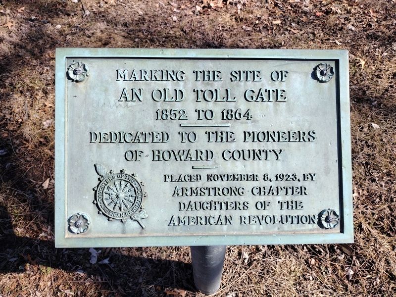 Old Toll Gate Marker image. Click for full size.