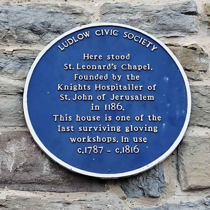St Leonard's Chapel Marker. Click for full size. St Leonard's Chapel Marker image. Click for full size.