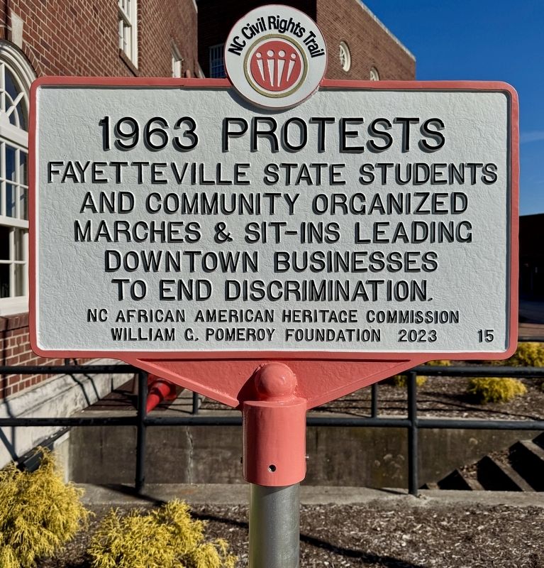 1963 Protests Marker image. Click for full size.