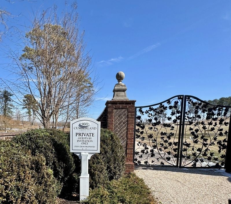 Cumberland Entry Sign. Click for full size. Cumberland Entry Sign image. Click for full size.