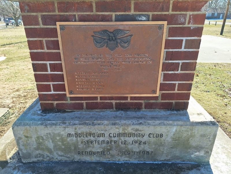 War Memorial Marker image. Click for full size.