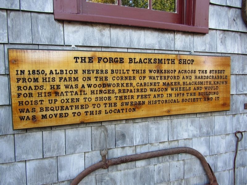 The Forge Blacksmith Shop Marker. Click for full size. The Forge Blacksmith Shop Marker image. Click for full size.