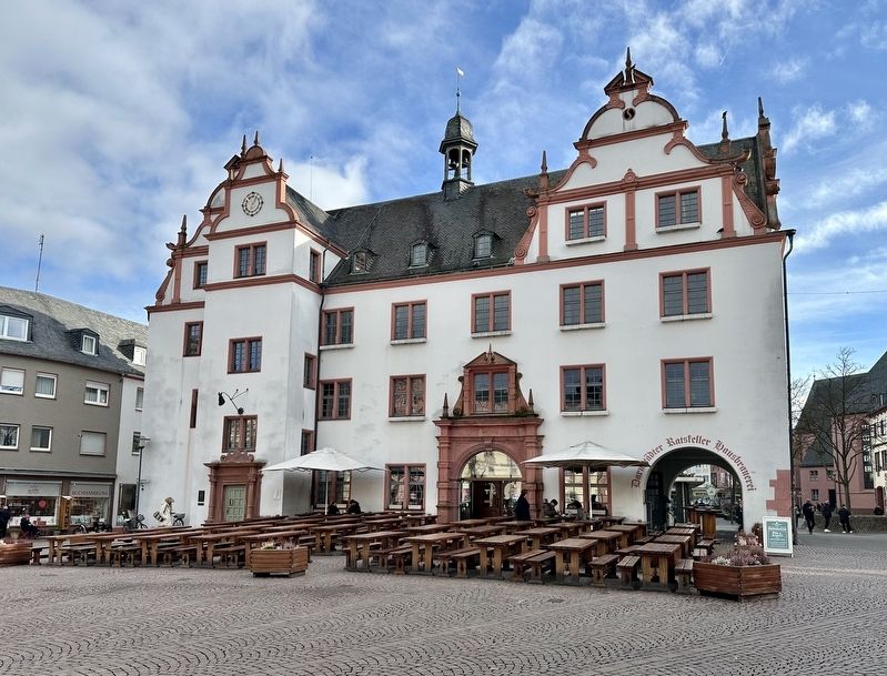 Altes Rathaus / Old City Hall and Marker image. Click for full size.