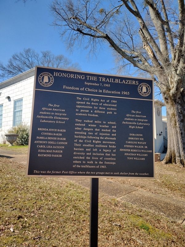 Honoring the Trailblazers Marker image. Click for full size.