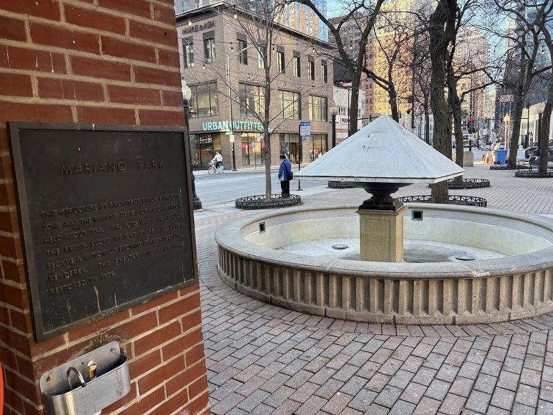 Mariano Park and Marker. Click for full size. Mariano Park and Marker image. Click for full size.
