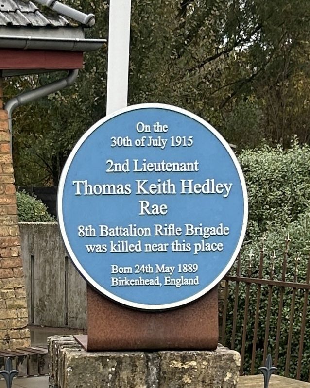 Thomas Keith Hedley Rae Marker. Click for full size. Thomas Keith Hedley Rae Marker image. Click for full size.