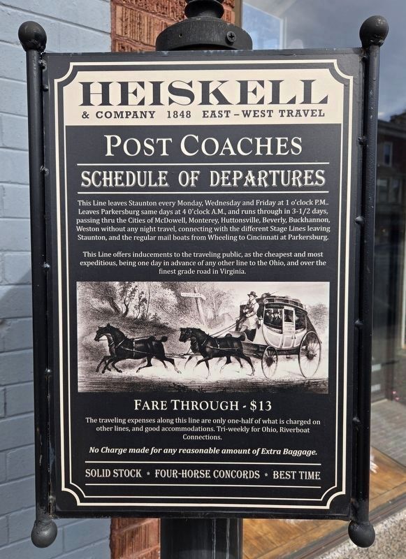 Heiskell & Company side of the marker image. Click for full size.