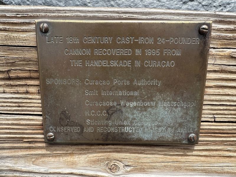 Late 18th Century Cast-Iron 24-Pounder Marker image. Click for full size.