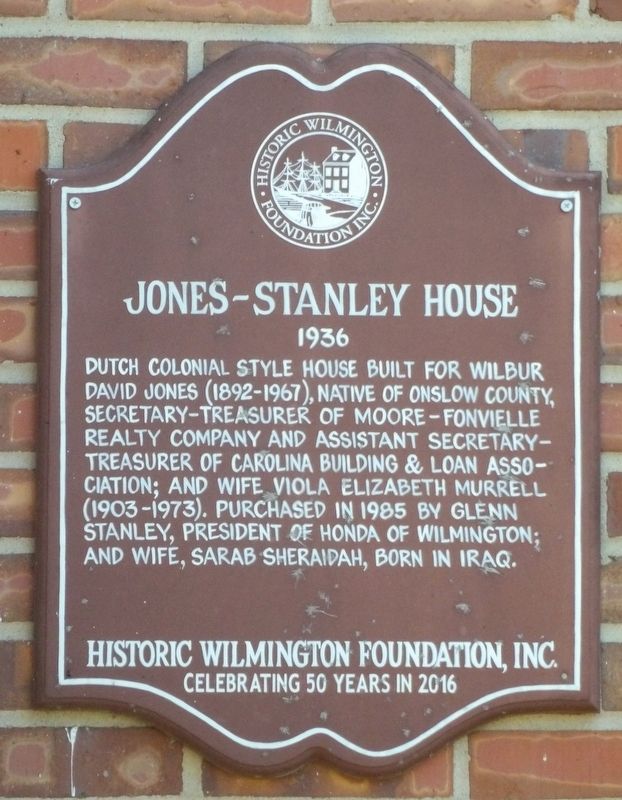 Jones-Stanley House Marker. Click for full size. Jones-Stanley House Marker image. Click for full size.
