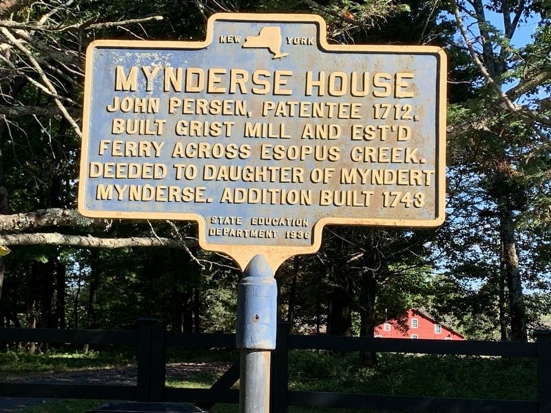 Mynderse House Marker image. Click for full size.