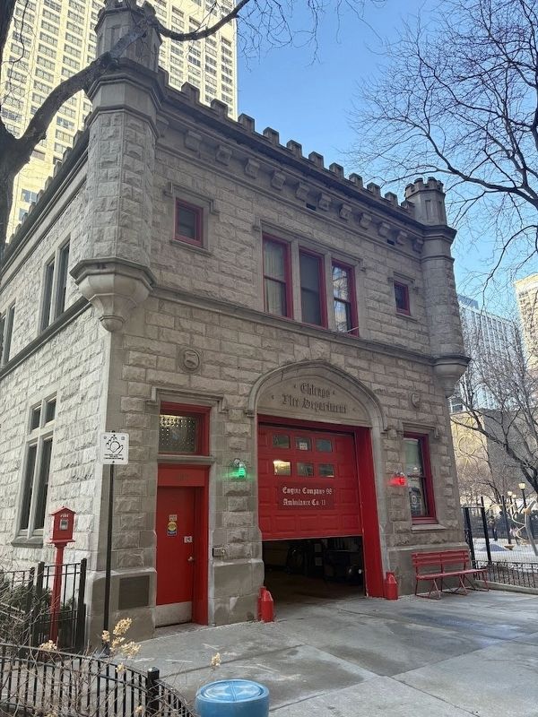 Engine Company 98 Firehouse Marker image. Click for full size.