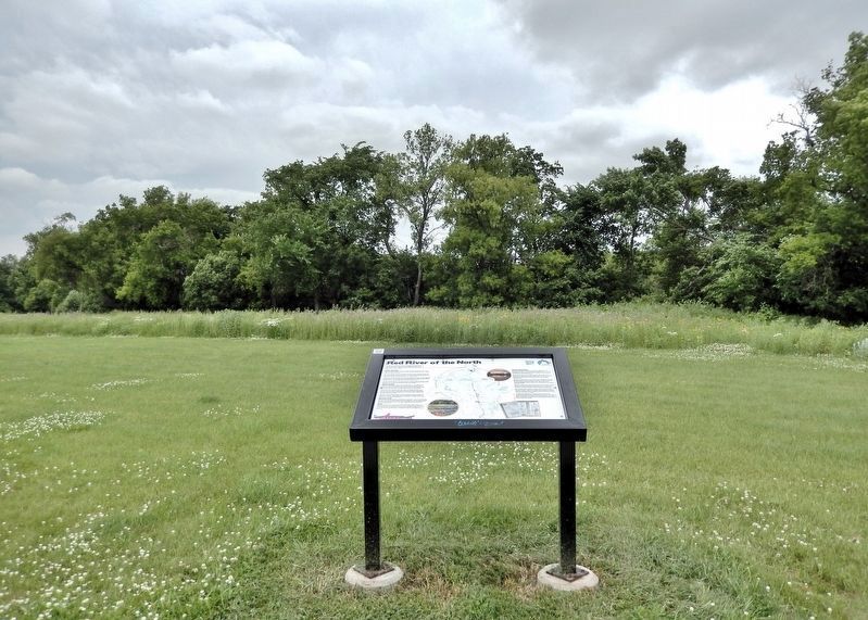 Red River of the North Marker. Click for full size. Red River of the North Marker image. Click for full size.