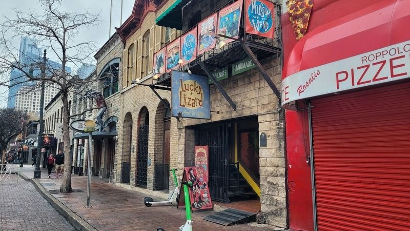 The view of the Quast Building Marker along the street. Click for full size. The view of the Quast Building Marker along the street image. Click for full size.