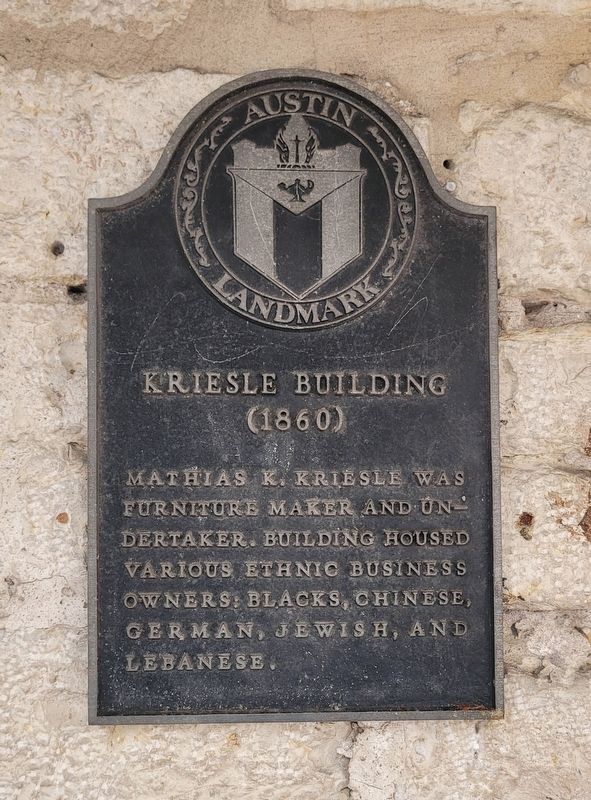 Kriesle Building Marker image. Click for full size.