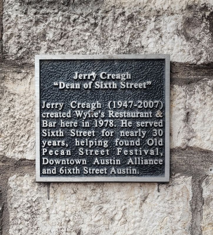 Jerry Creagh Marker. Click for full size. Jerry Creagh Marker image. Click for full size.